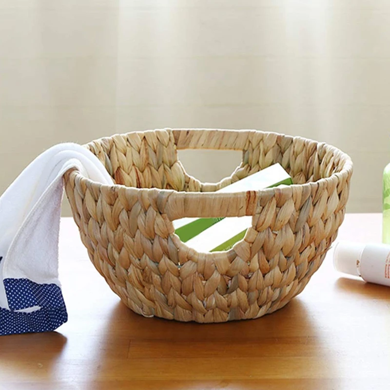 Плетеный Поднос Из Натуральной Соломы корзина для хранения фруктов поднос