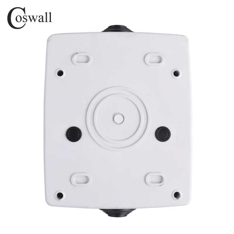 Coswall IP66 всепогодный Водонепроницаемый открытый ящик розетки 16A Европейская