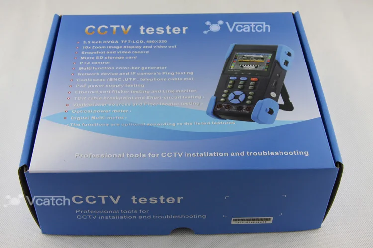 Vcatch CCTV Тестер 3.5 дюймовый IP с PING Тестирование/POE Питания/Кабель Сканирования