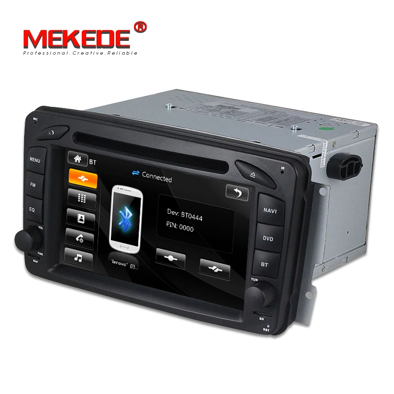 MEKEDE 2din 7 дюймов машинный DVD проигрыватель для Mercedes Benz W209 W203 W168 м мл W163 W463 виано W639
