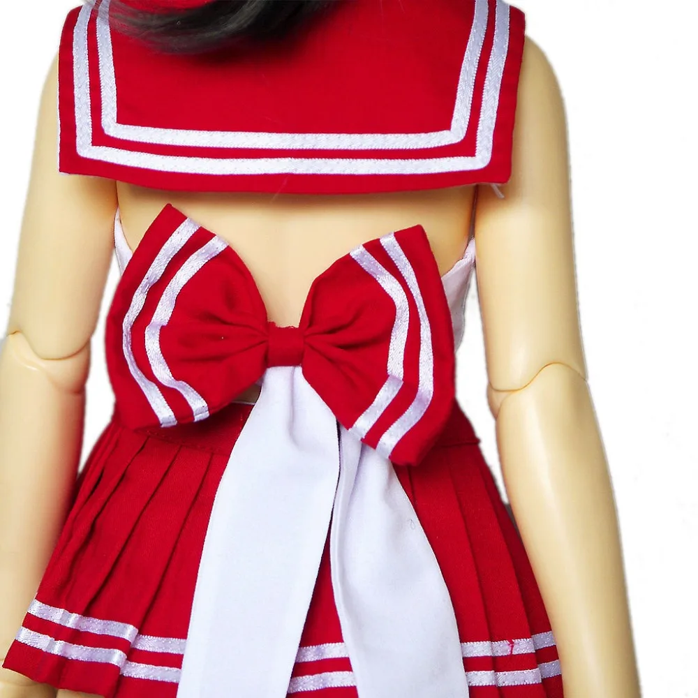

[wamami] 251# Red School Uniform/Suit For 1/4 MSD AOD DOD BJD Doll Dollfie