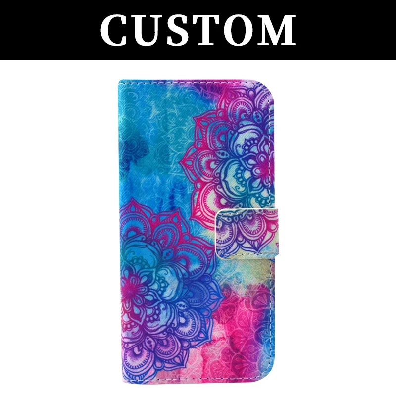 200 шт. оптовая продажа персонализированный кожаный чехол для iPhone 6 Plus с УФ-печатью