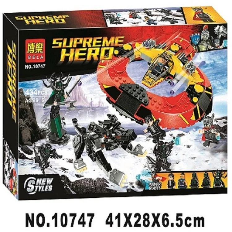 Bela 10747 Thor Ragnarok окончательная Битва за Asgard строительный блок игрушки совместимые с