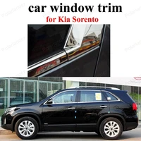 decoration strips stainless steel exterior accessories window trim car styling for k ia sorento