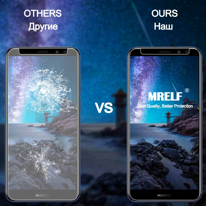 MRELF закаленное стекло для Huawei Mate 10 Lite защита экрана на 9H 2.5D Защитное телефона |