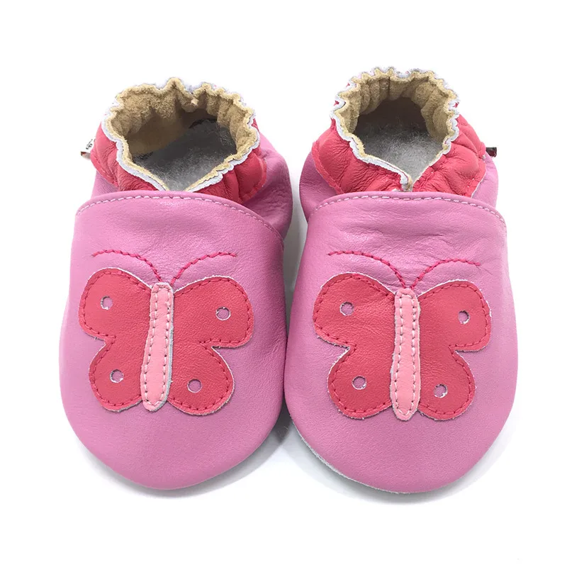 butterfly Животные В мультфильмах, обезьянки пчела детская обувь на мягкой подошве для малышей детская обувь для новорожденных мальчиков и девочек обувь учимся ходить - Цвет: butterfly