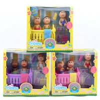 original cute cabbage patch kids play house sets toys mini doll gift for children 2 75inch limb movement with packaging