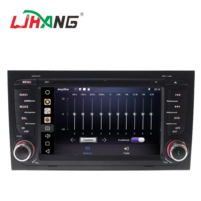 Автомобильный DVD плеер LJHANG Android 8 1 для Audi A4 S4 RS4 2002 2008 WIFI мультимедийный GPS Navi 2 Din