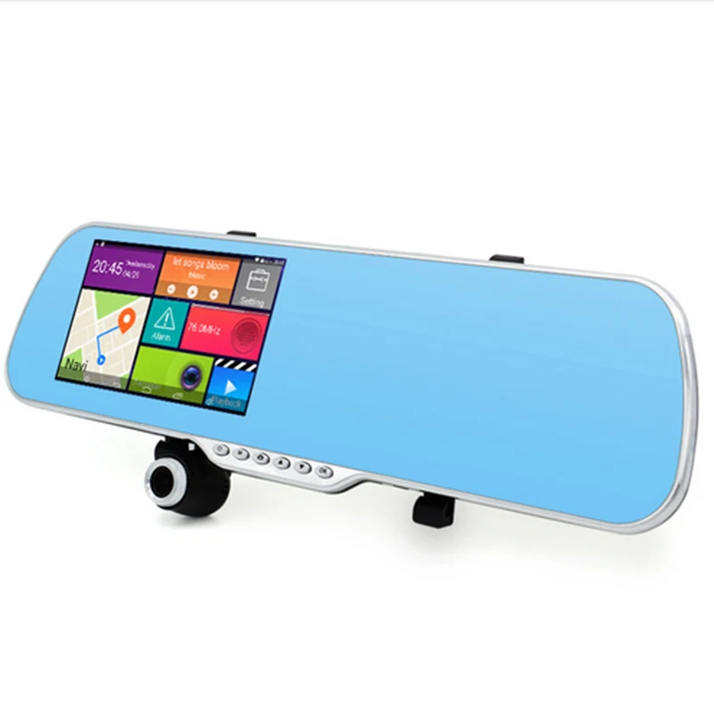 зеркало заднего вида с видеорегистратором и камера 5&quot IPS Android навигатор