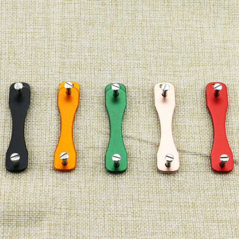 BYCOBECY DIY EDC Карманный держатель для ключей организовать Смарт брелок кошельки металлический держатель ключей для автомобиля коллектор брелок для ключей кольцо