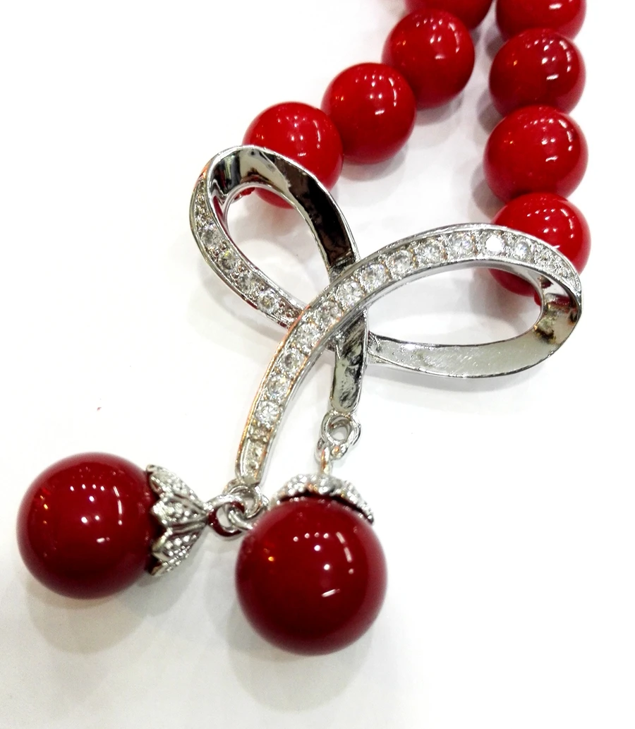 Комплект женских украшений из колье и серёг 10 мм|jewelry necklace sets|necklace setnecklace women set |