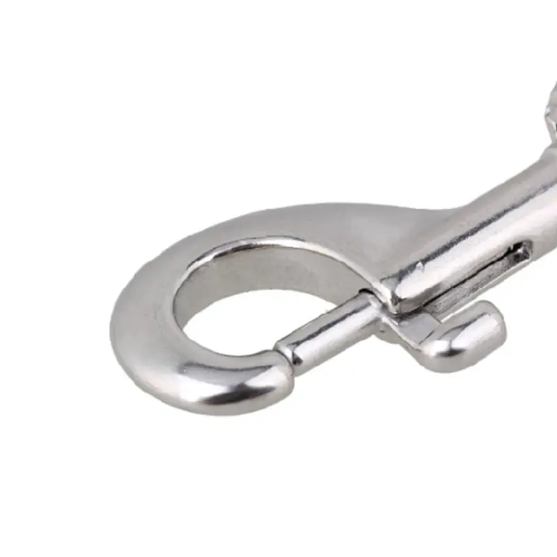 

OOTDTY 10Pcs 75mm/2.95in Swivel-Eye Bolt Snap Hooks Stainless Steel Silver Multi-Function Spring Snap Joints