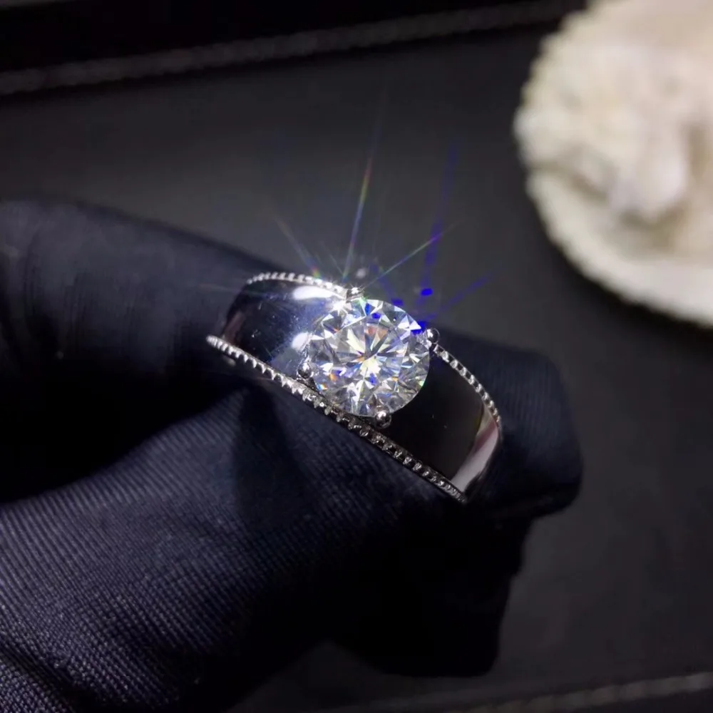 Moissanite твердость 0.5ct 9 3 алмазные заменители могут быть протестированы