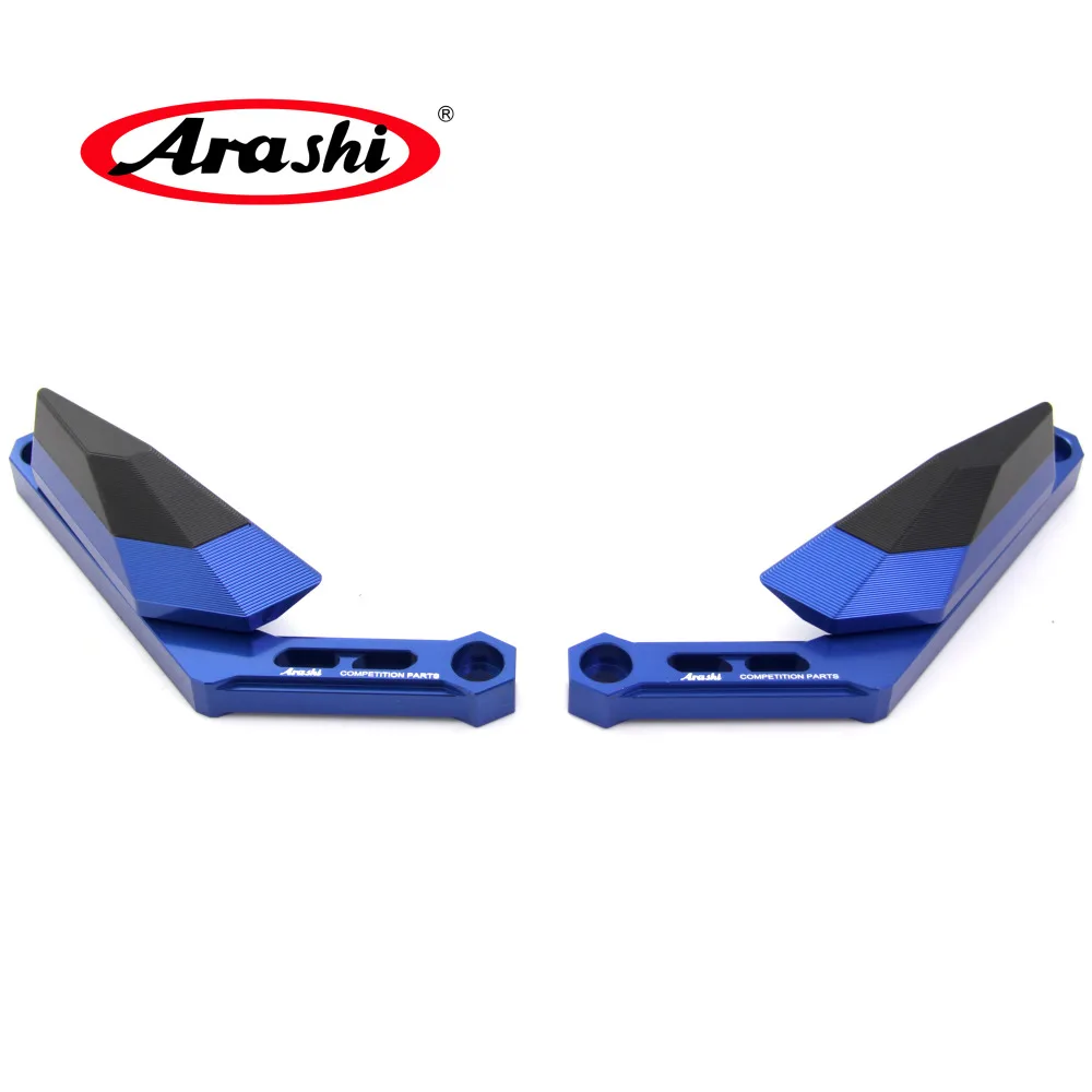 Arashi 2 шт. MT 09 CNC ползунок для двигателя крышка защитная колодка YAMAHA MT09 FZ09 2014 2015 2016 2017