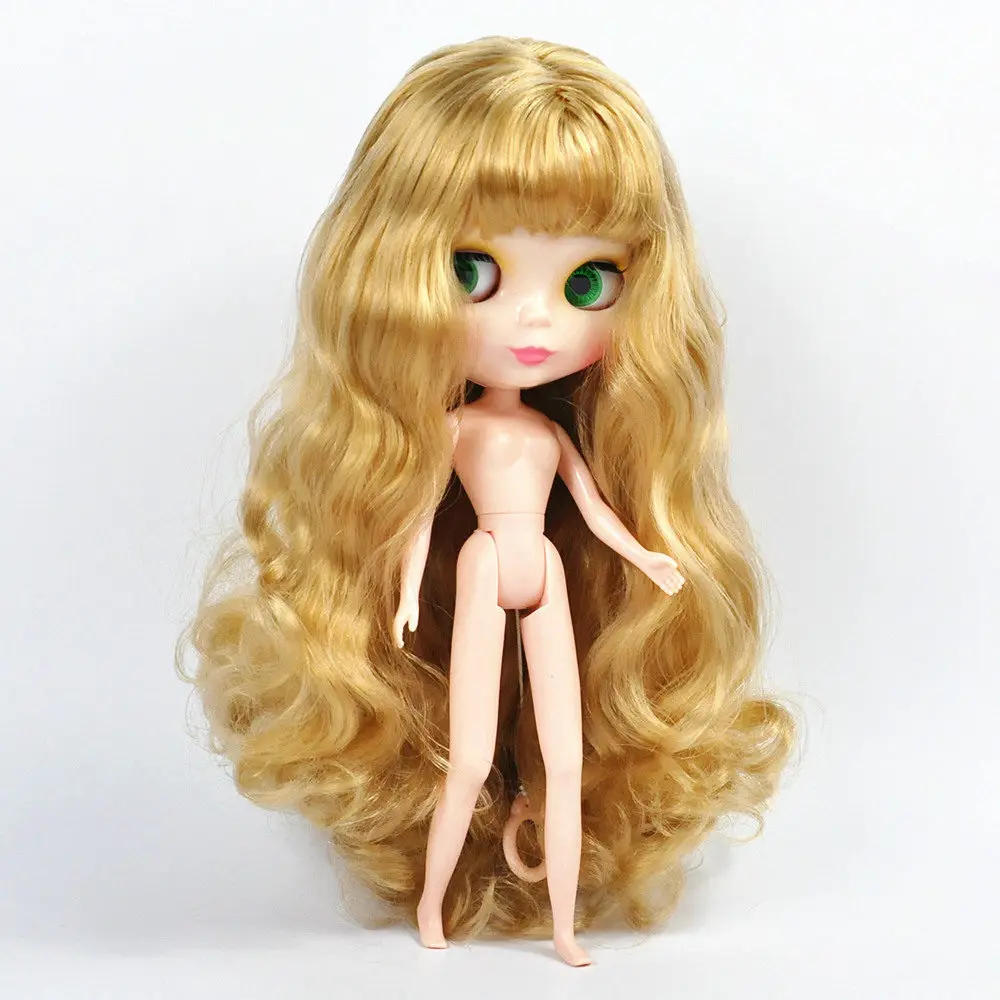 7 joints Шарнирные подвижные куклы Blyth, волосы, сделай сам, обнаженные игрушки BJD, модные куклы Blyth, подходят для переодевания, изменения макияжа, рождественский подарок для девочки - Цвет: 7 joints