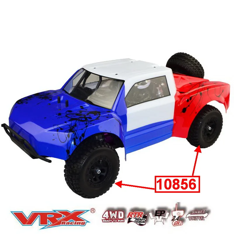 Радиоуправляемые шины #10856 120 мм 2 шт. для гоночных автомобилей VRX 1/10