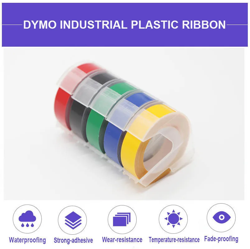 Dymo 3D тиснение ручные стерео принтеры этикеток 1610 пластиковые принтеры этикеток печатная машина