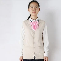 japanese jk v neck sleeveless cardigan vest sweater