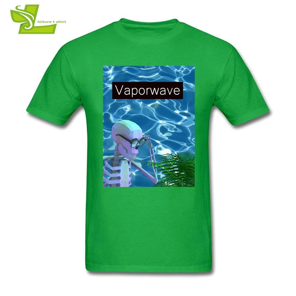 Футболка мужская с круглым вырезом и принтом скелета | Мужская одежда