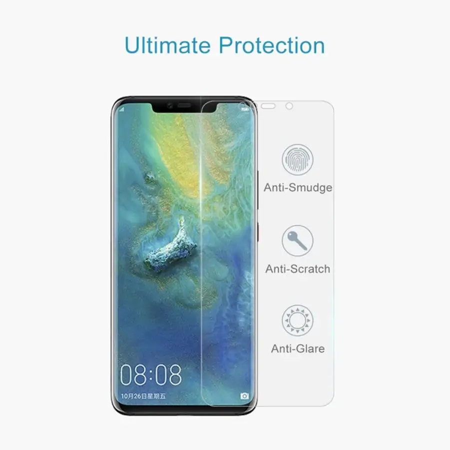 2 шт. не полная защита для Huawei P30 P20 Mate20 pro экрана Honor 10 V20 8X Lite Защитная пленка