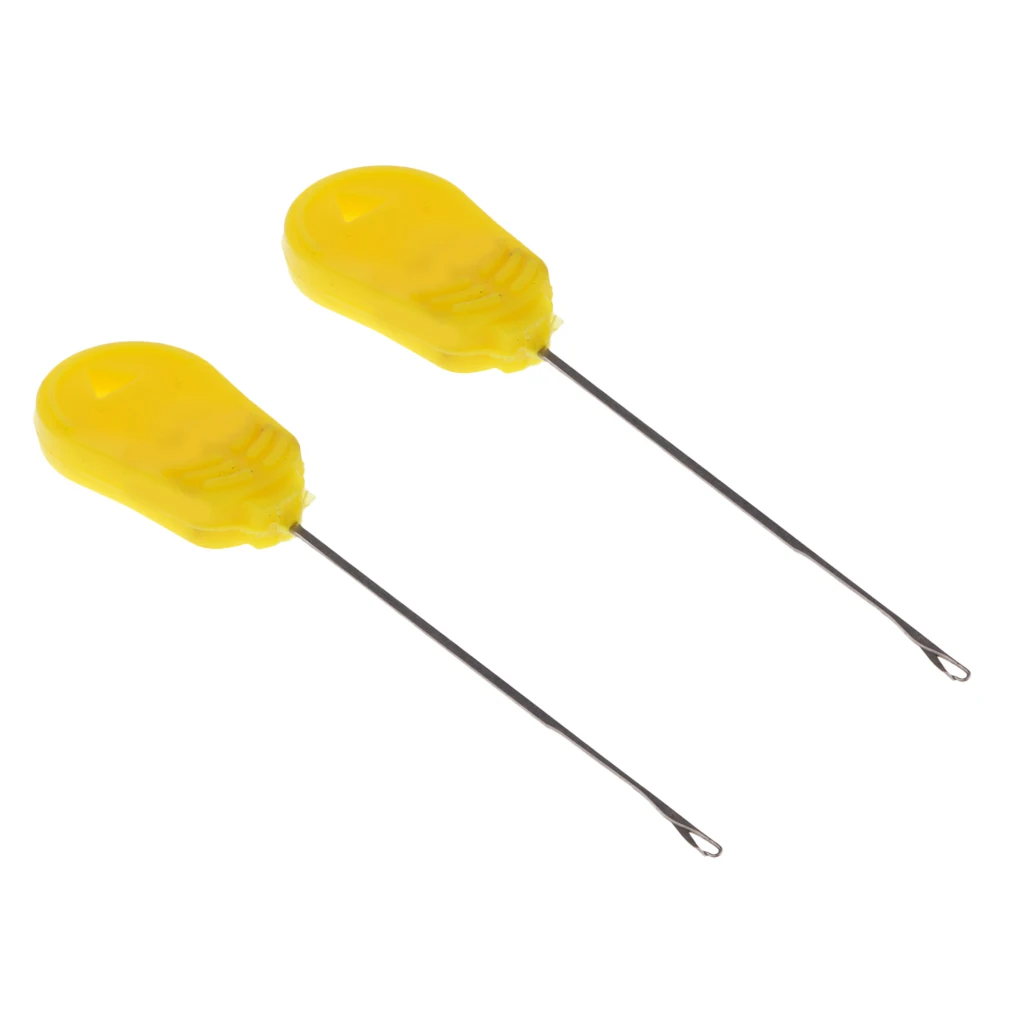 

2 Pieces Stainless Steel Baiting Splicing Needle Fishing Bait Needle Boilie Hook Needle