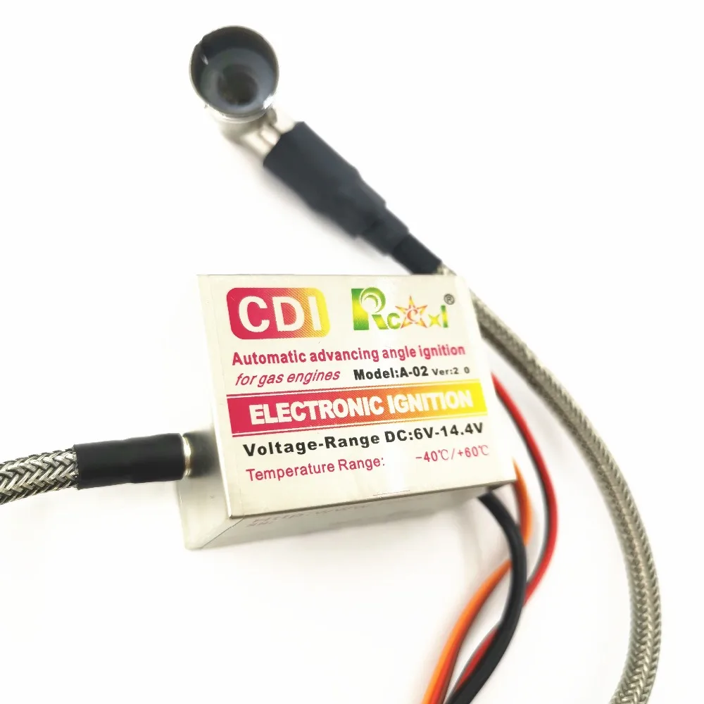 Rcexl Зажигание CDI для CM6 свеча зажигания DA DLE газовый бензиновый двигатель rc самолет