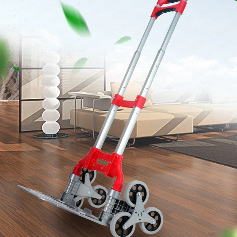 

0%Stairs On The Stairs, Stair Carts, Folding Six-wheeled Carts, Shopping Carts, Climbing, Portable Shopping, Food, Climbing