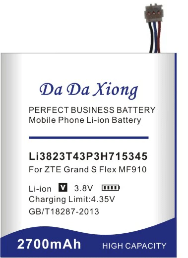 Da Xiong 2700 мАч LI3823T43P3H715345 батарея для zte Grand S Flex/для zte MF910 MF910S MF910L MF920 MF920S MF920W+ батарея