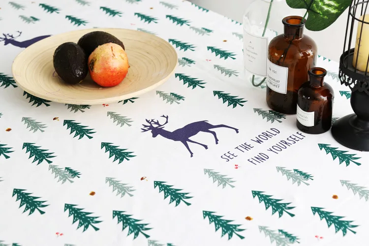 Американский стиль Маленькая свежая природа растение Рождественская елка Лось