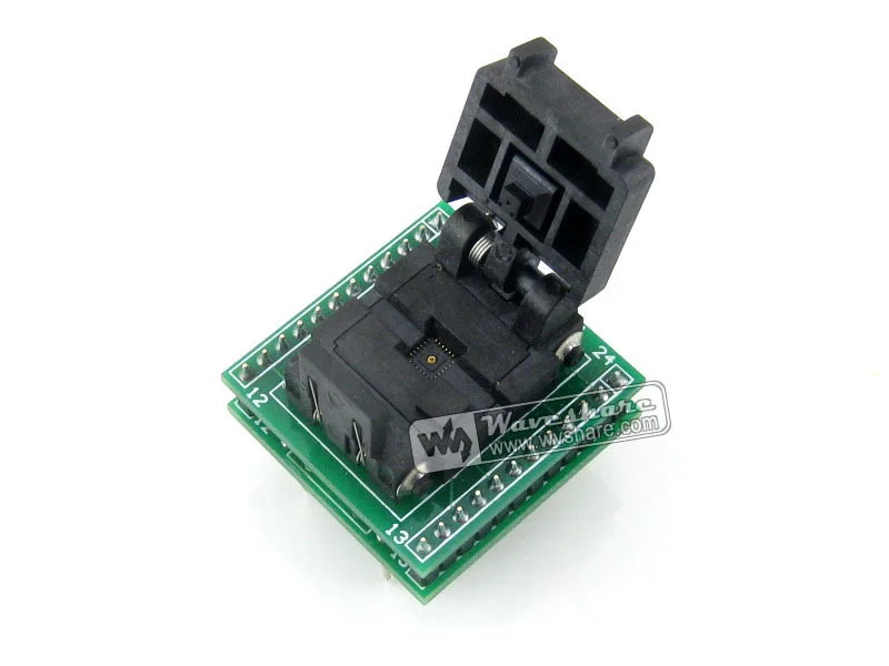 Plastronics IC Test Socket & Programming Adapter QFN24 TO DIP24 (B) for QFN24 MLF24 MLP24 package IC 0.5mm pitch 24pins