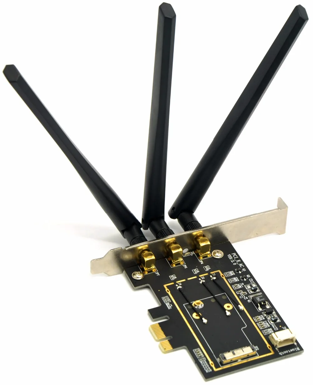 Настольный конвертер WTXUP для карт Broadcom BCM94360CSAX BCM943602CS BCM94331CSAX WLAN адаптер PCI E +
