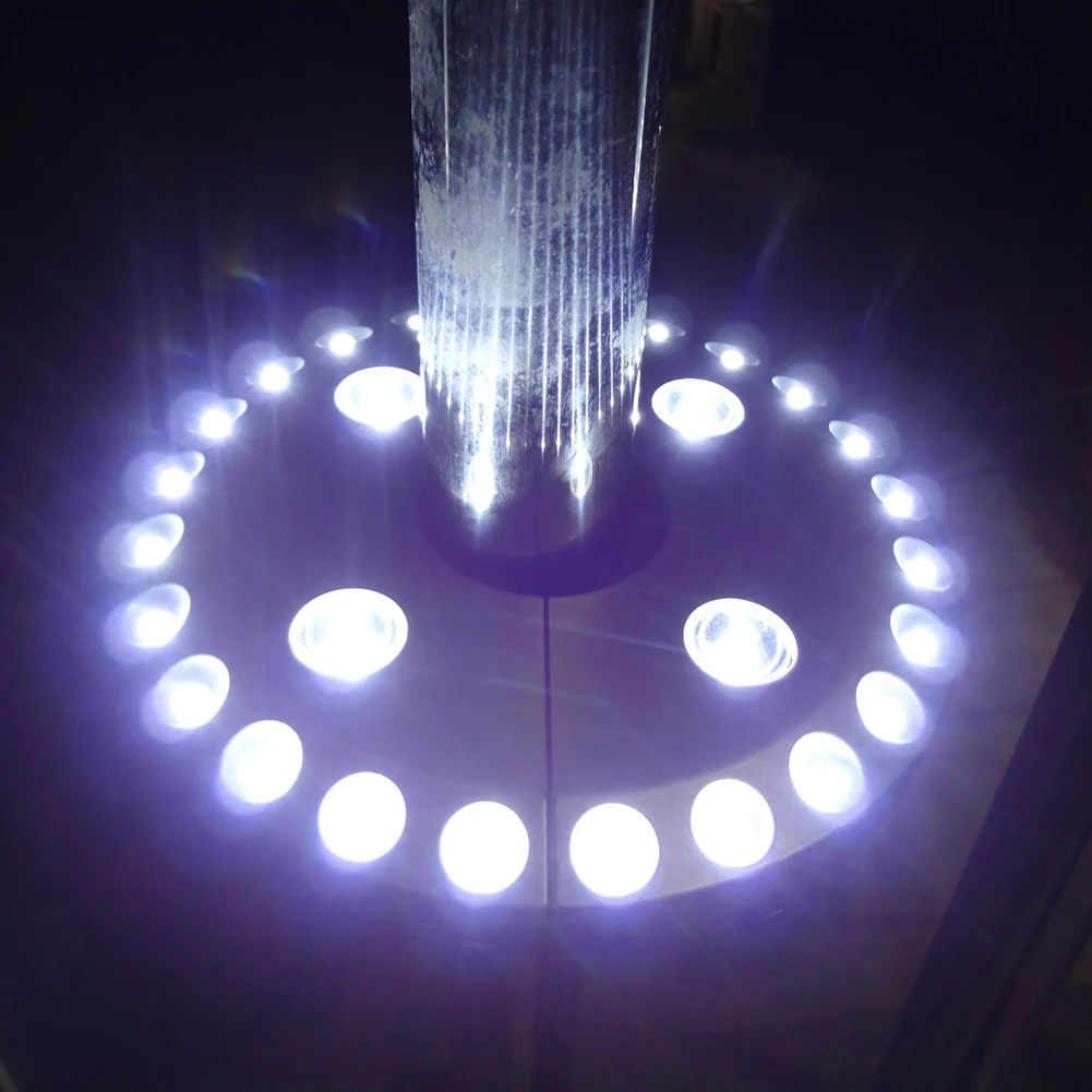 28LED 100 люмен Открытый Беспроводной патио Шест Для зонта свет сад портативный