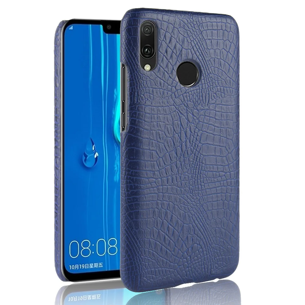 Чехол из искусственной кожи с узором для телефона Huawei Y 3 5 6 7 8 9 чехол крокодиловой