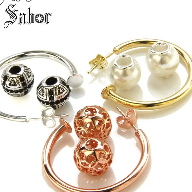 Серьги Creole с крестом Hero жемчужные Арабески сделай сам бусы настоящие европейские