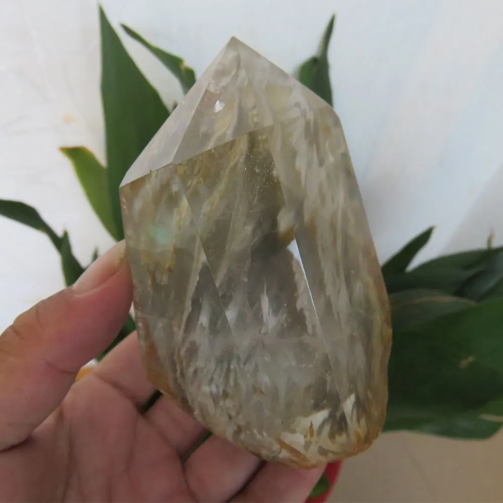 464 г новая натуральная Phantom Quartz кристаллическая палочка целебная рейки фэншуй