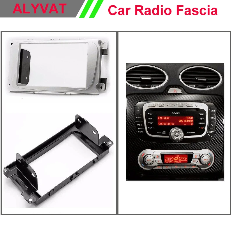Высококачественный Автомобильный CD DVD Радио фасции Для FORD Focus II Mondeo S Max C Stereo Facia Dash