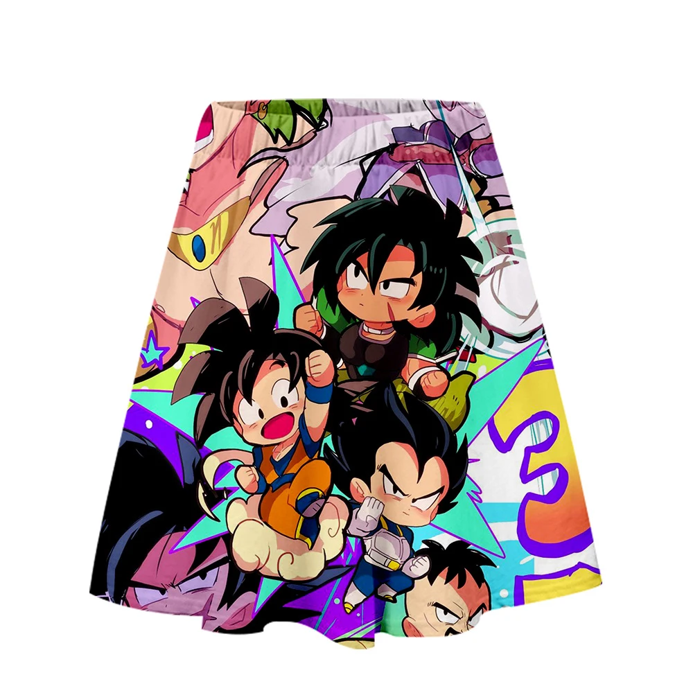 Короткая юбка для девочек в стиле 3D с изображением драконов Повседневная летняя