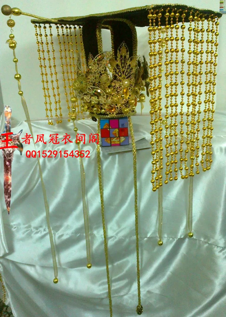 Высокое качество китайские древние волосы императрицы диадема женский костюм