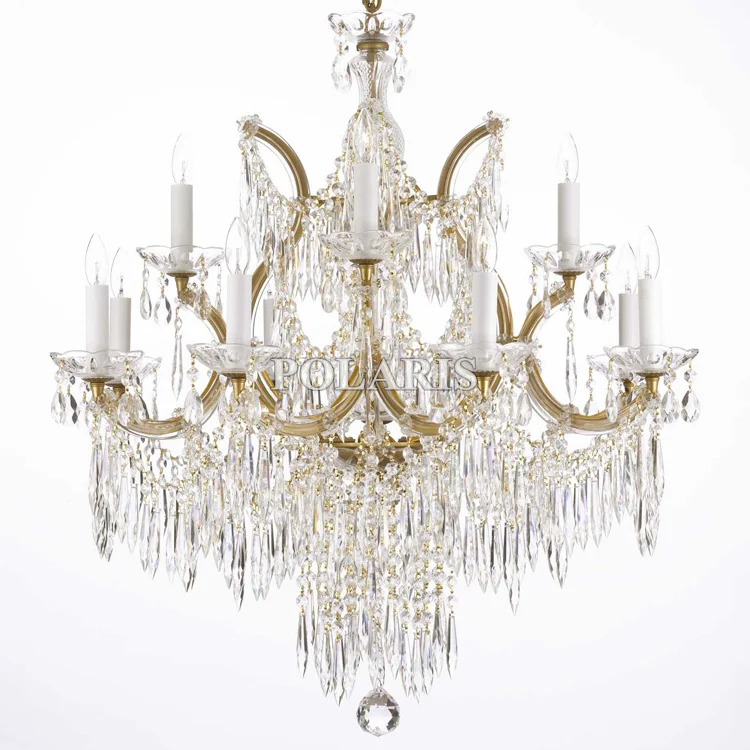 Хрустальные люстры для отеля спальни большие роскошные подвесные светильники