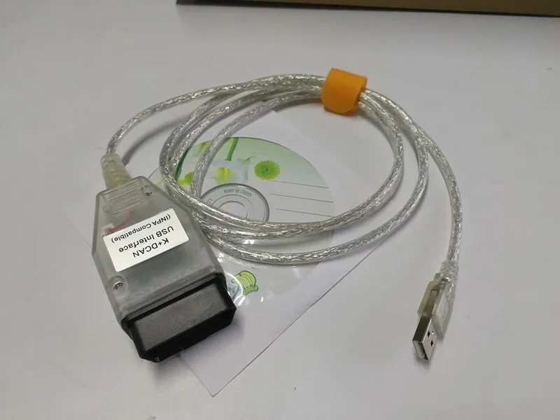 

obd2 diagnostic cable for B-M W inpa k+dcan obd 2 cable USB Interface INPA K DCAN auto code reader diagnosis tool