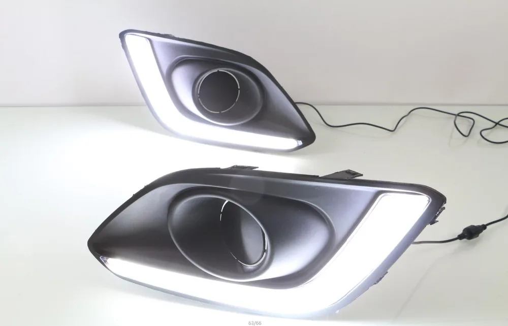 Автомобильные мигающие дневные ходовые огни для Suzuki Swift 2014 2015 2016 с отверстием