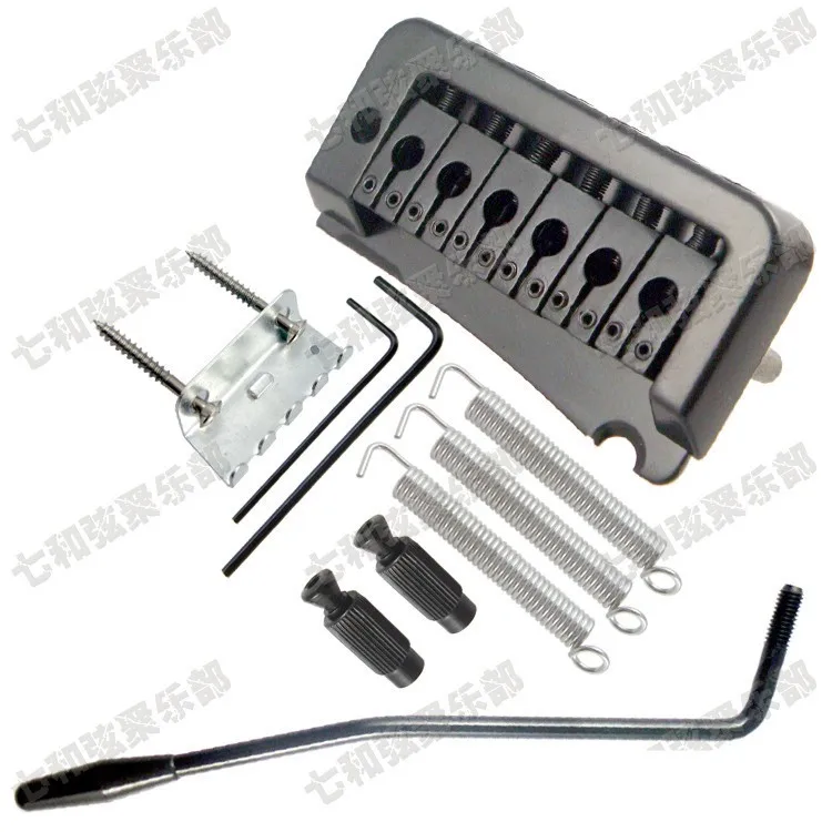 Черный мост для гитарных струн Седло Hardtail Мост верхняя нагрузка электрогитара