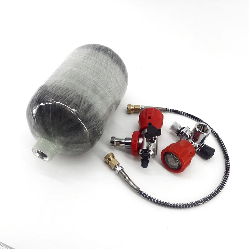 AC52011 2L CE Scuba Pcp Air Tank/Air Rifle Pressure/Airforce Condor Paintball AirGun Tank Cylinder Pcp Valve Filling Station