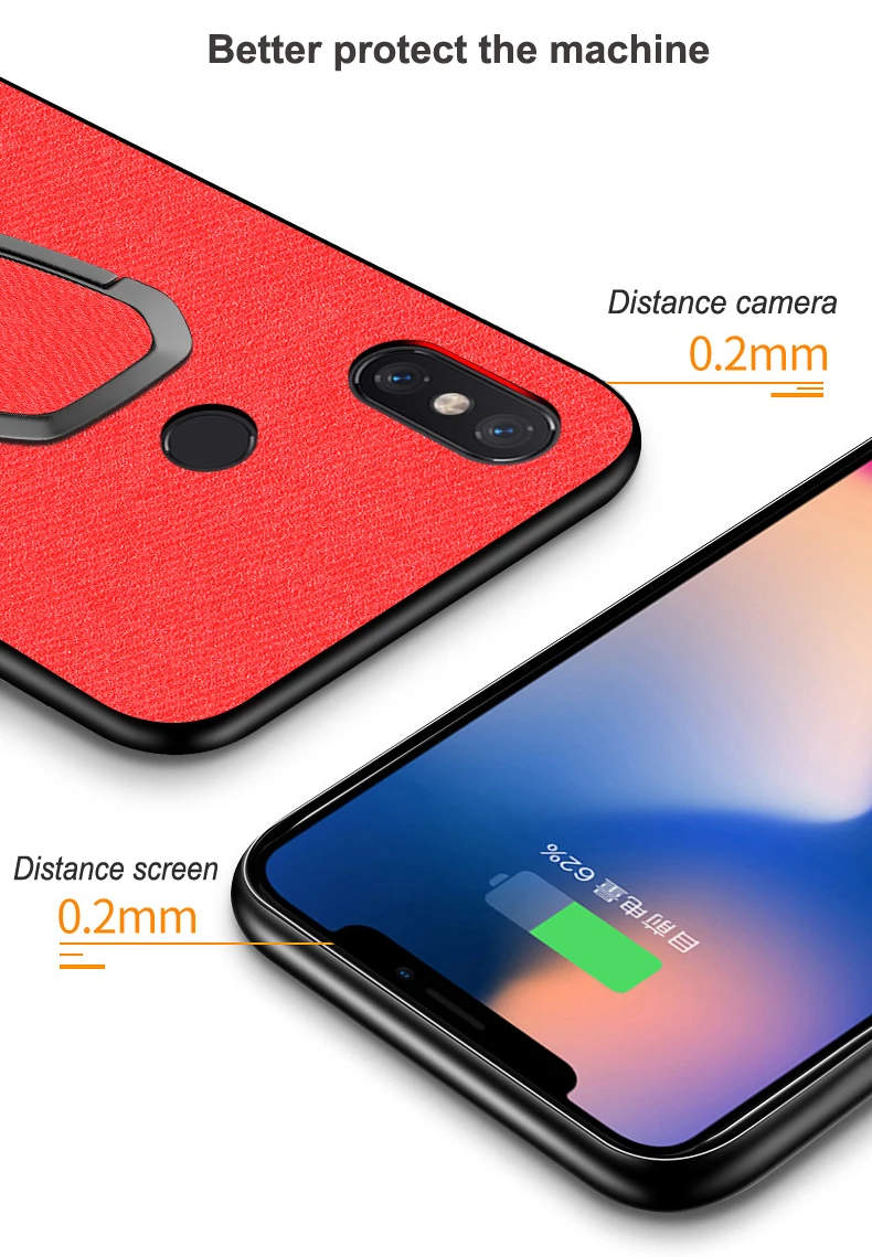 Чехол для телефона xiaomi mi 9 se a2 a1 6x5x8 lite mix 2 2s note 3 cc9 9t pro держатель кольцо CBumper задняя