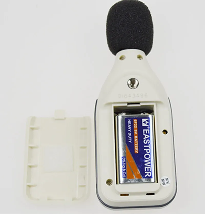 Цифровой измеритель уровня звука тестер шума GM1351 Noisemeter In Decibels LCD экран карта