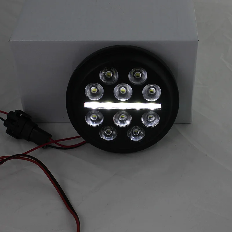 Фара светодиодная FADUIES 7 дюймов ДХО 4 5 дюйма для мотоциклов и велосипедов|headlight