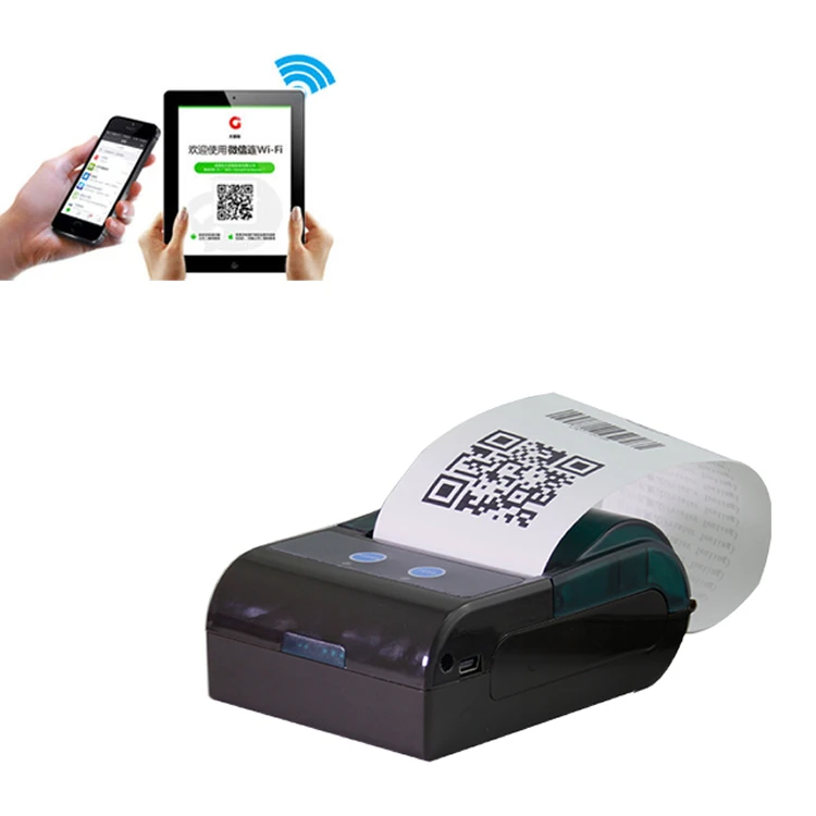 Мини Портативный последовательный порт POS Термальность принтер rs232