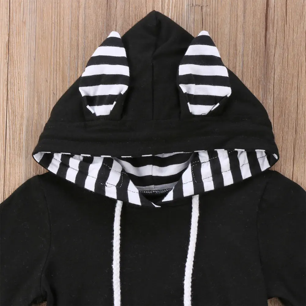 3D Ears Cute Newborn Clothes Long Sleeve Hoodies +Long Pants Baby Girl&ampBoy Casual Outfit Autumn Set 0-24 Months | Детская одежда и