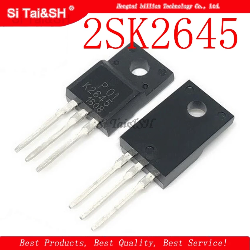 5 шт./лот 2SK2645 K2645 TO-220F 600V 9A 1,2 MOSFET N-Channel транзистор