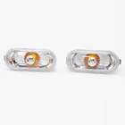 2 шт. для VW Amarok 2012 2013 2014 2015 2016 2017 авто-Стайлинг Боковой габаритный фонарь поворота светильник лампа индикатора